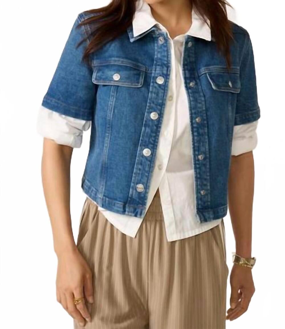 NEW PAIGE elly jacket in laguna